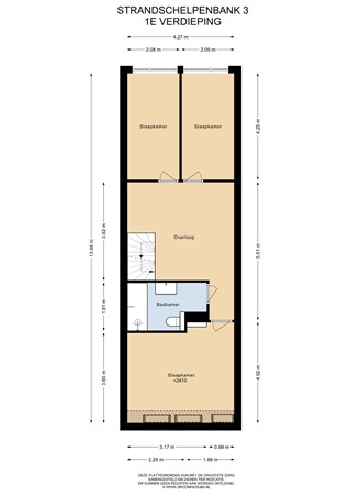 Floorplan - Strandschelpenbank 3, 2317 MH Leiden